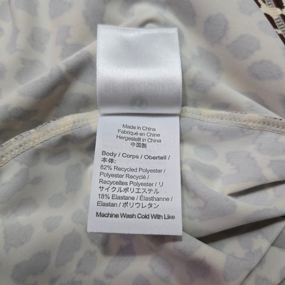 J. Crew Long Sleeve Rash Guard Leopard - Picture 5 of 5